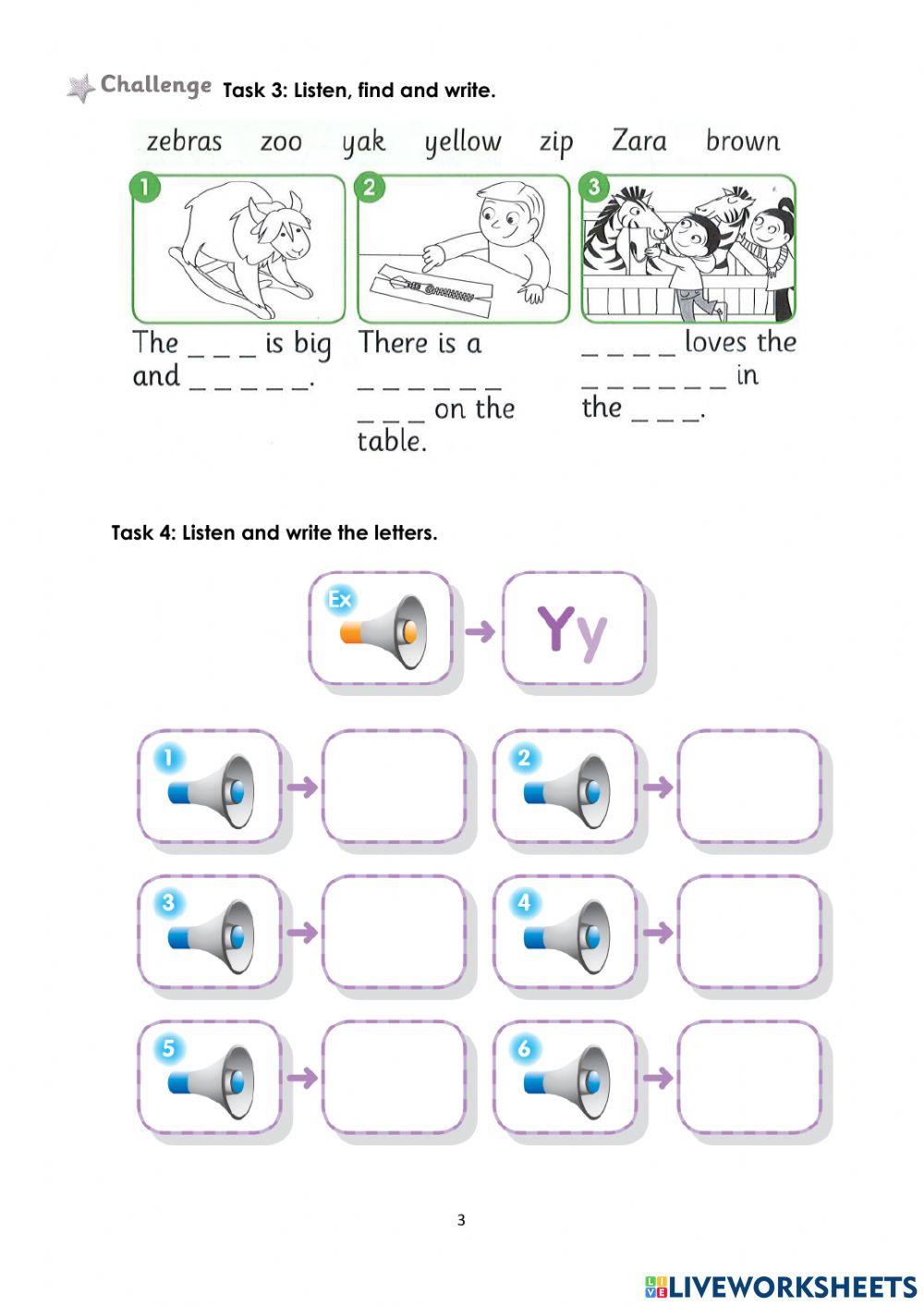 FWLS C-Letter Y-Z-WS-HW