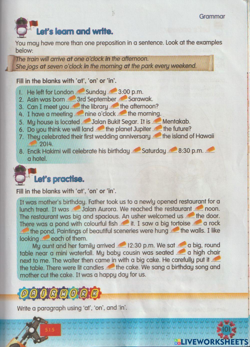 Grammar year 6 page 101