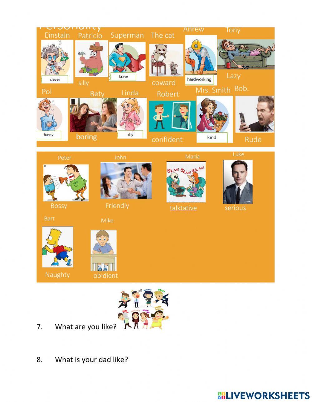 Personal speaking exercise