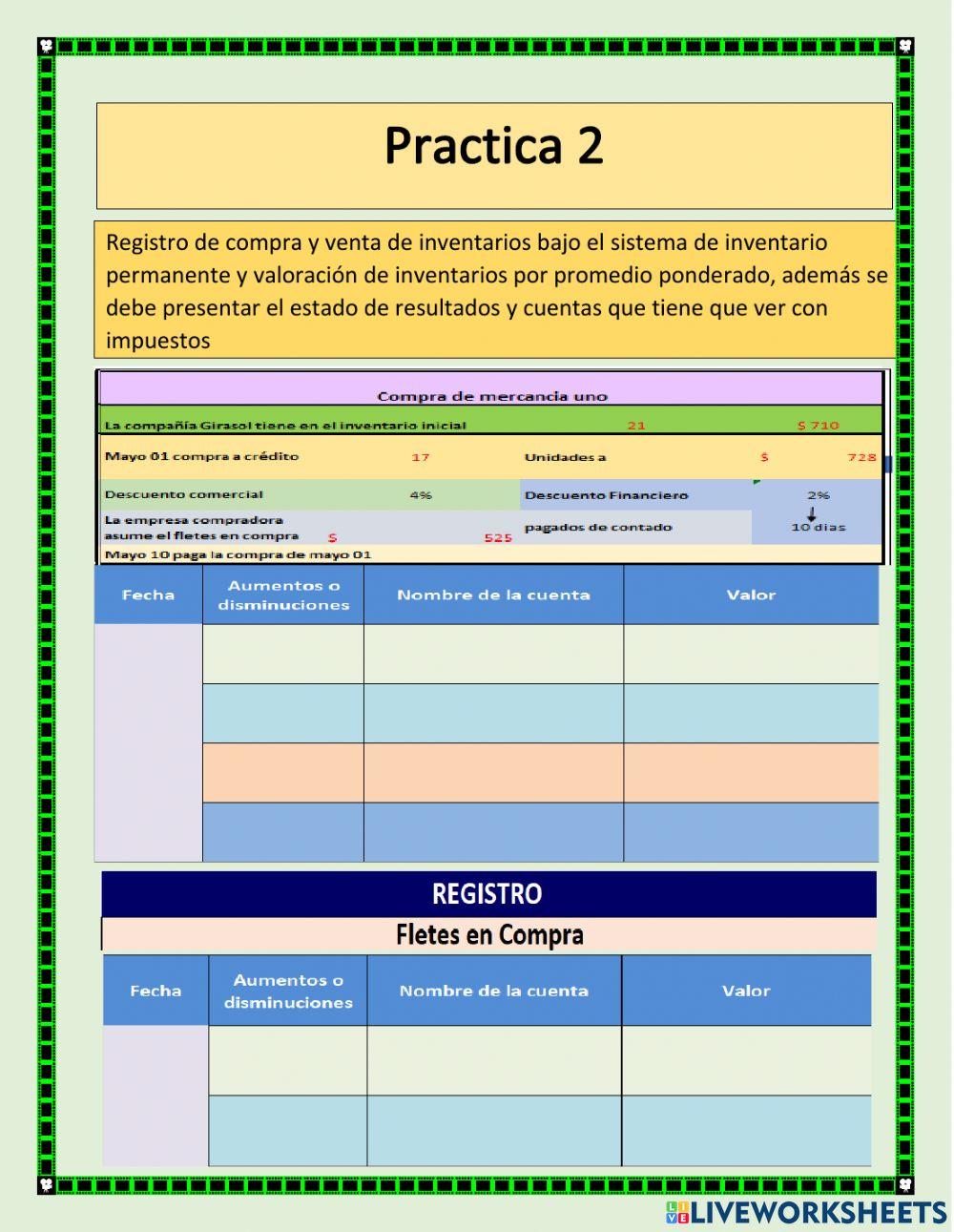 Inv2 worksheet | Live Worksheets