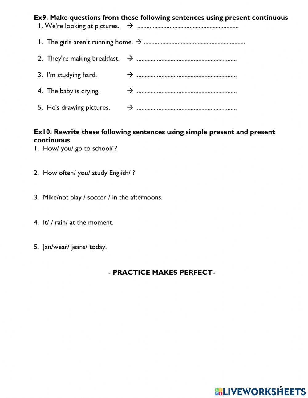 GRADE 7 - REVISION FOR FIRST MID TERM TEST