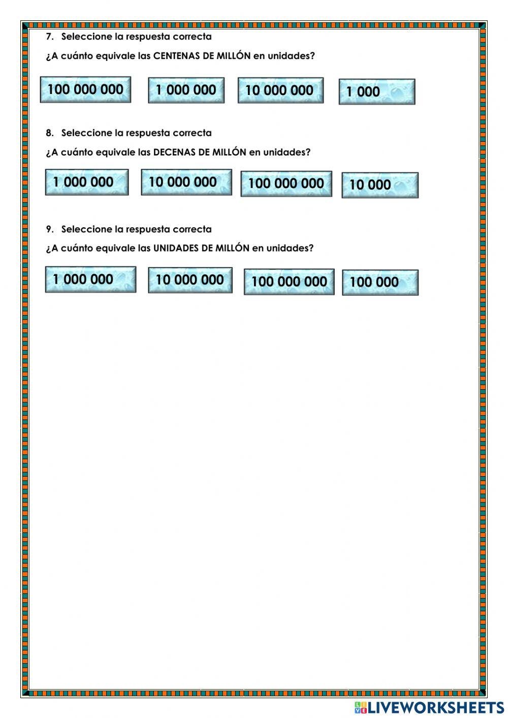Evaluación de Matemáticas