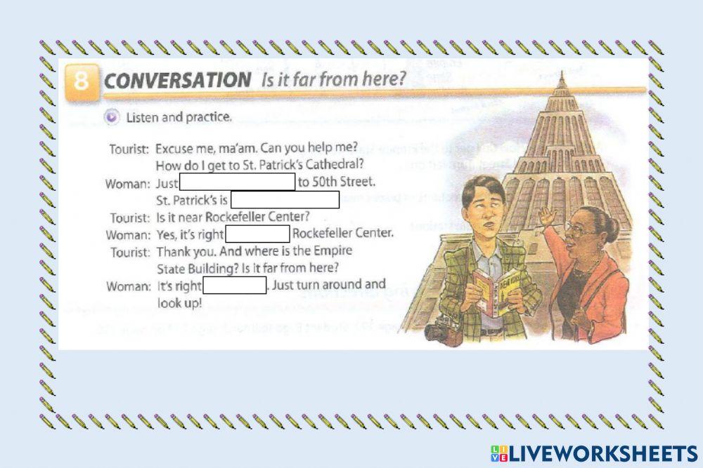 Listening exercise: Directions