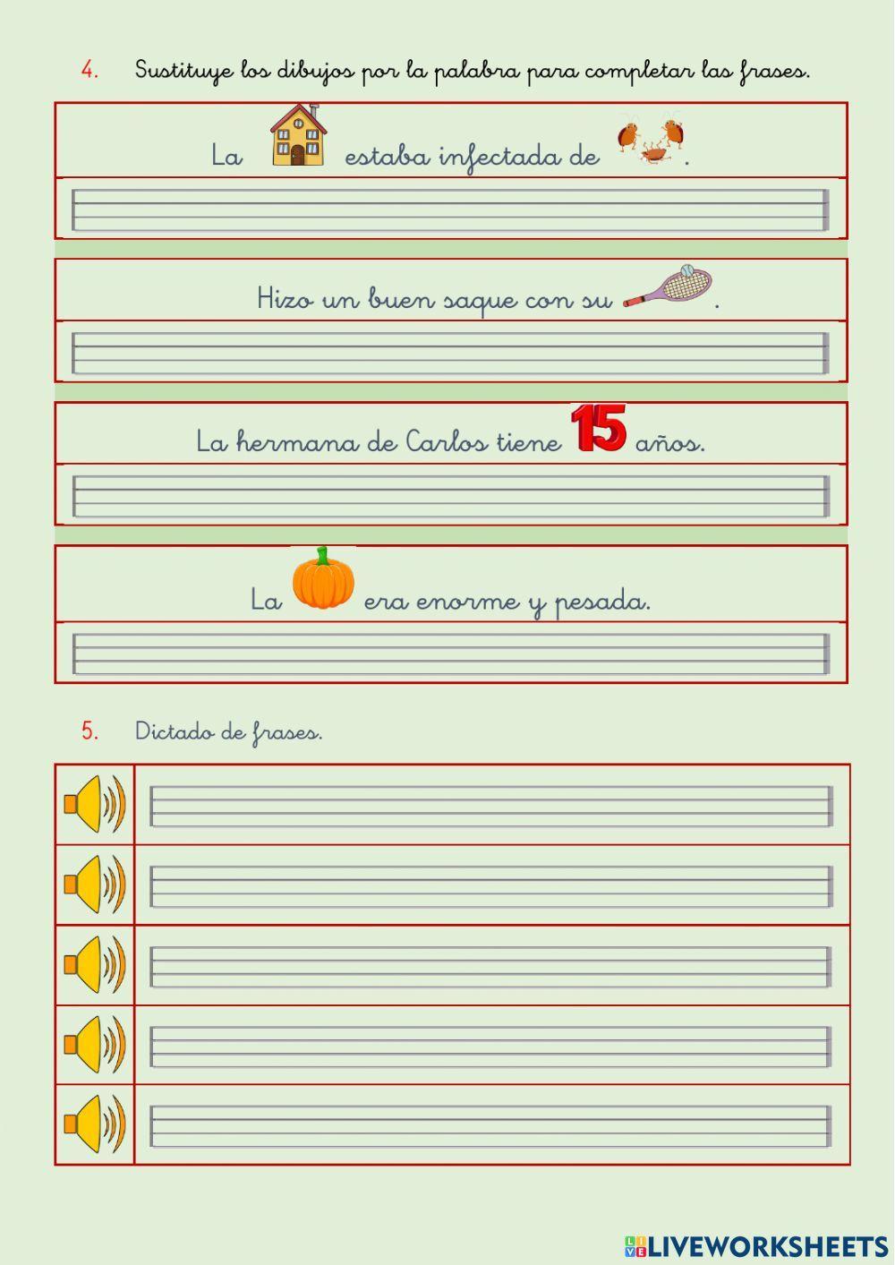 Palabras con z, c y qu