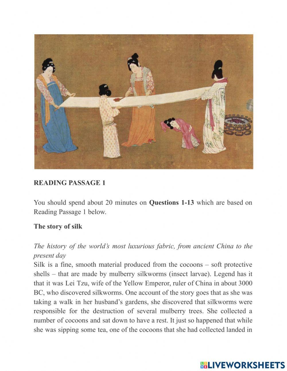 Reading - cam 11 test 3 - passage 1