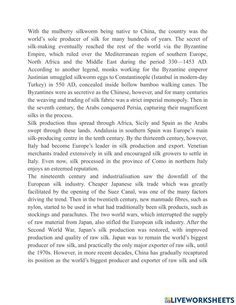 Reading - cam 11 test 3 - passage 1