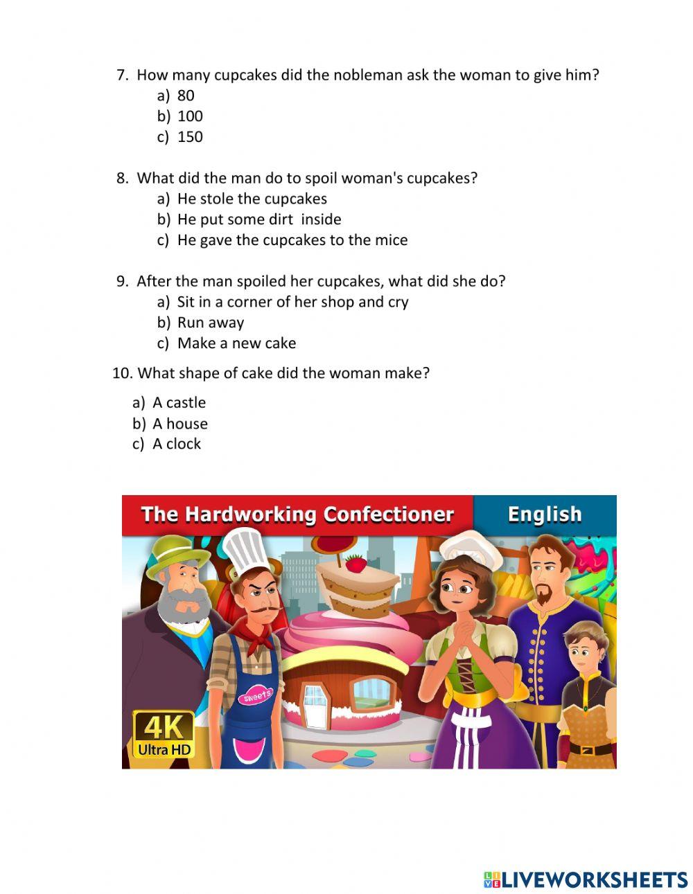 The hardworking confectioner