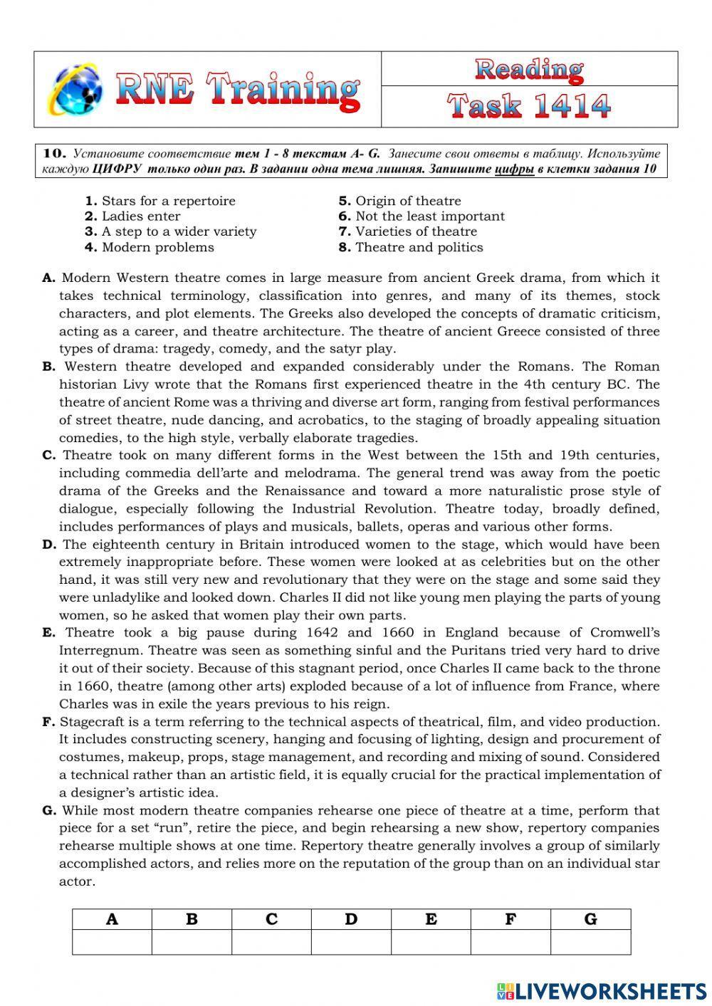 RNE Practice Reading 1414