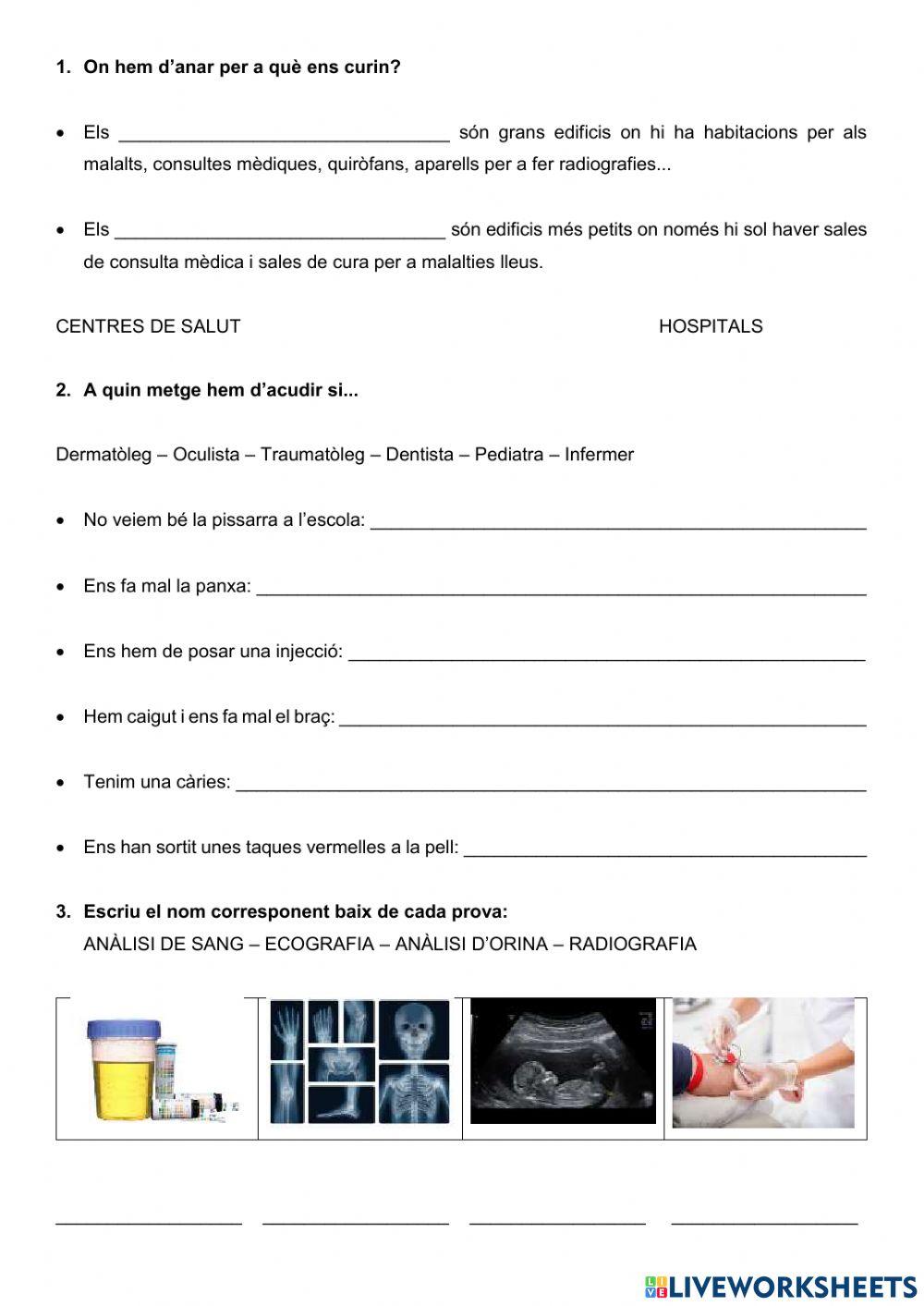 LES PERSONES QUE TENEN CURA DE LA NOSTRA SALUT