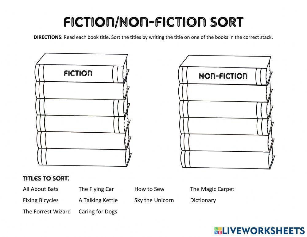 Sort Titles (Fiction or Non-Fiction)
