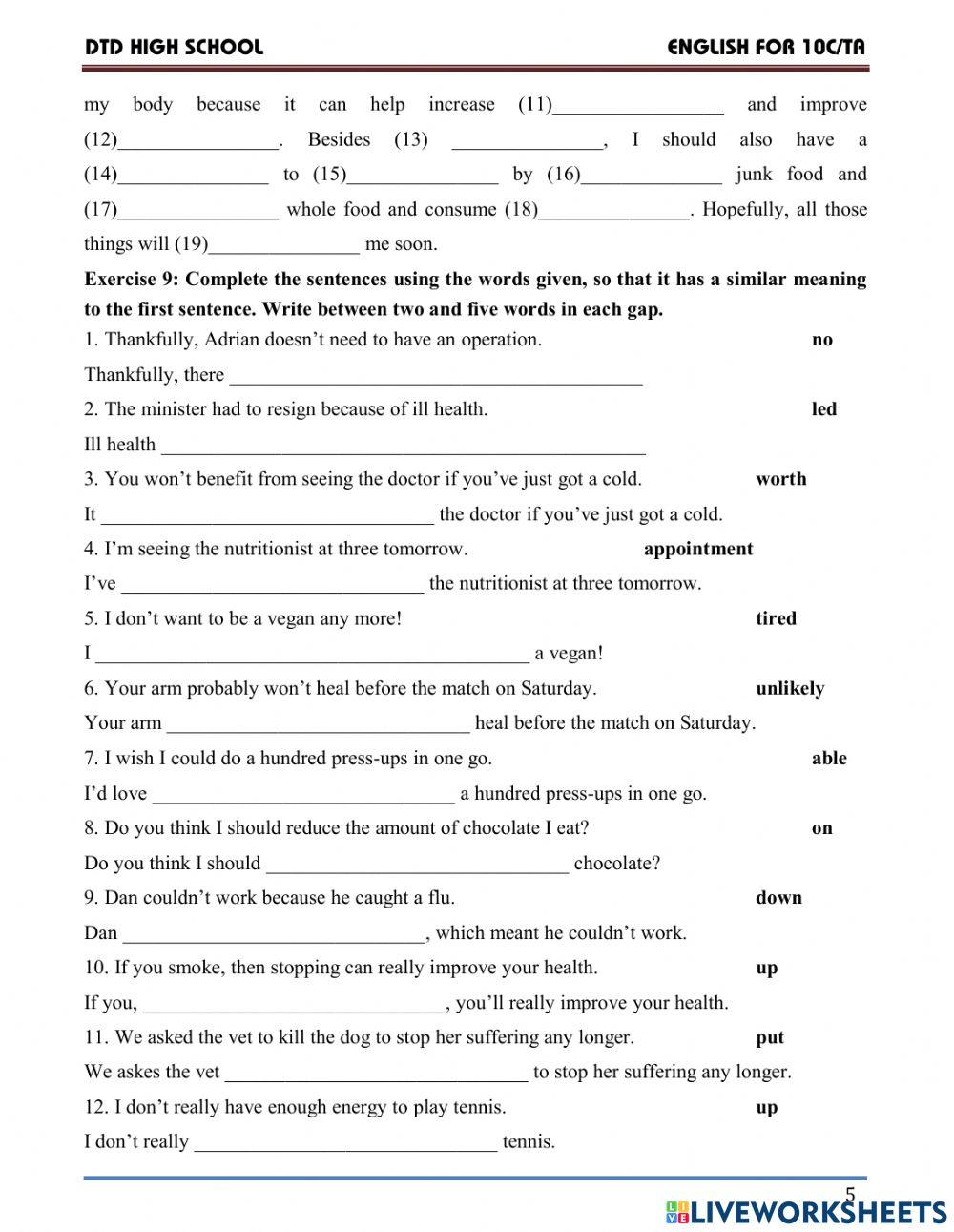 Vocab 2 - body - part 2 Vocab 2 - body - part 2