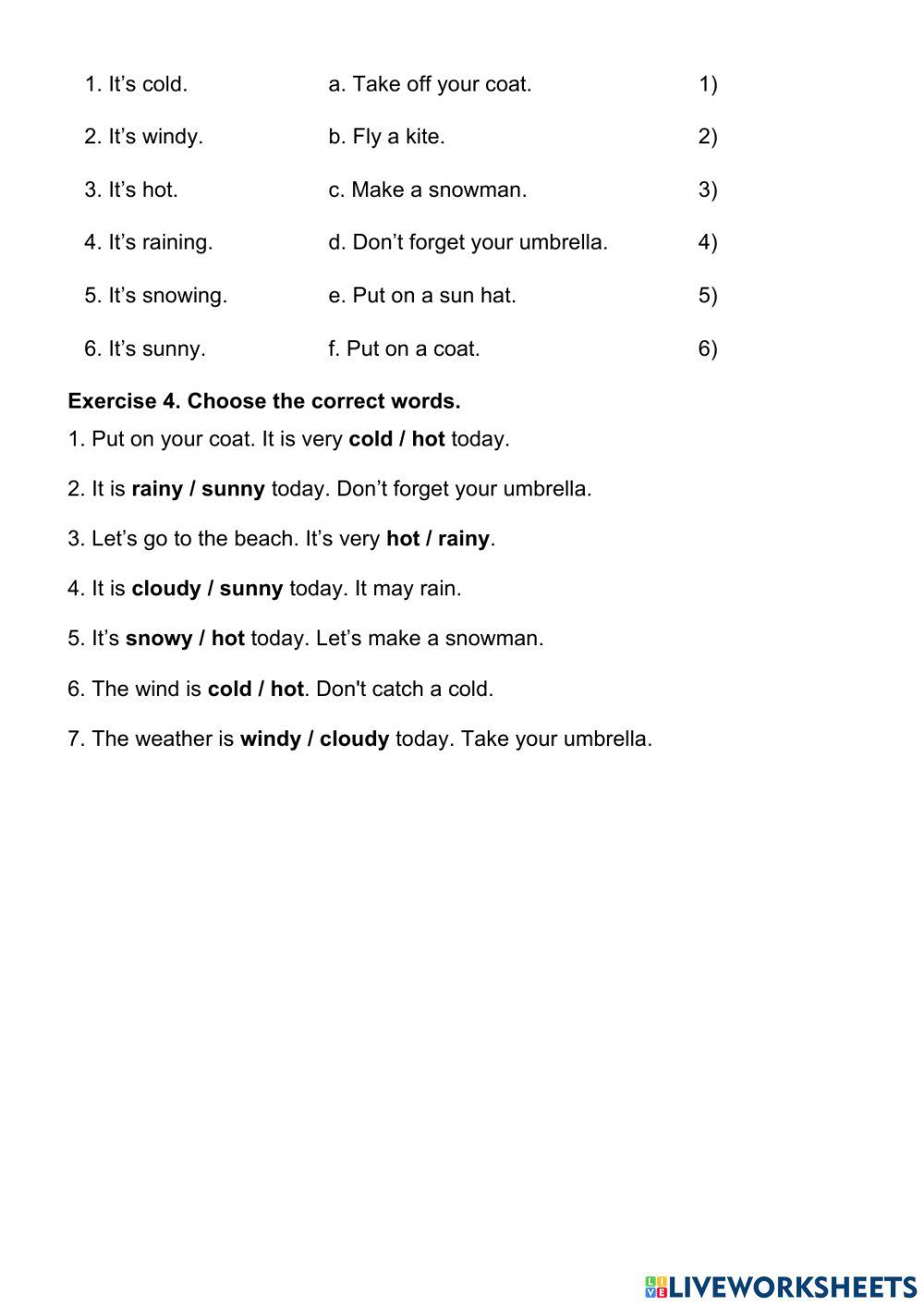 Unit 2 - The world of weather