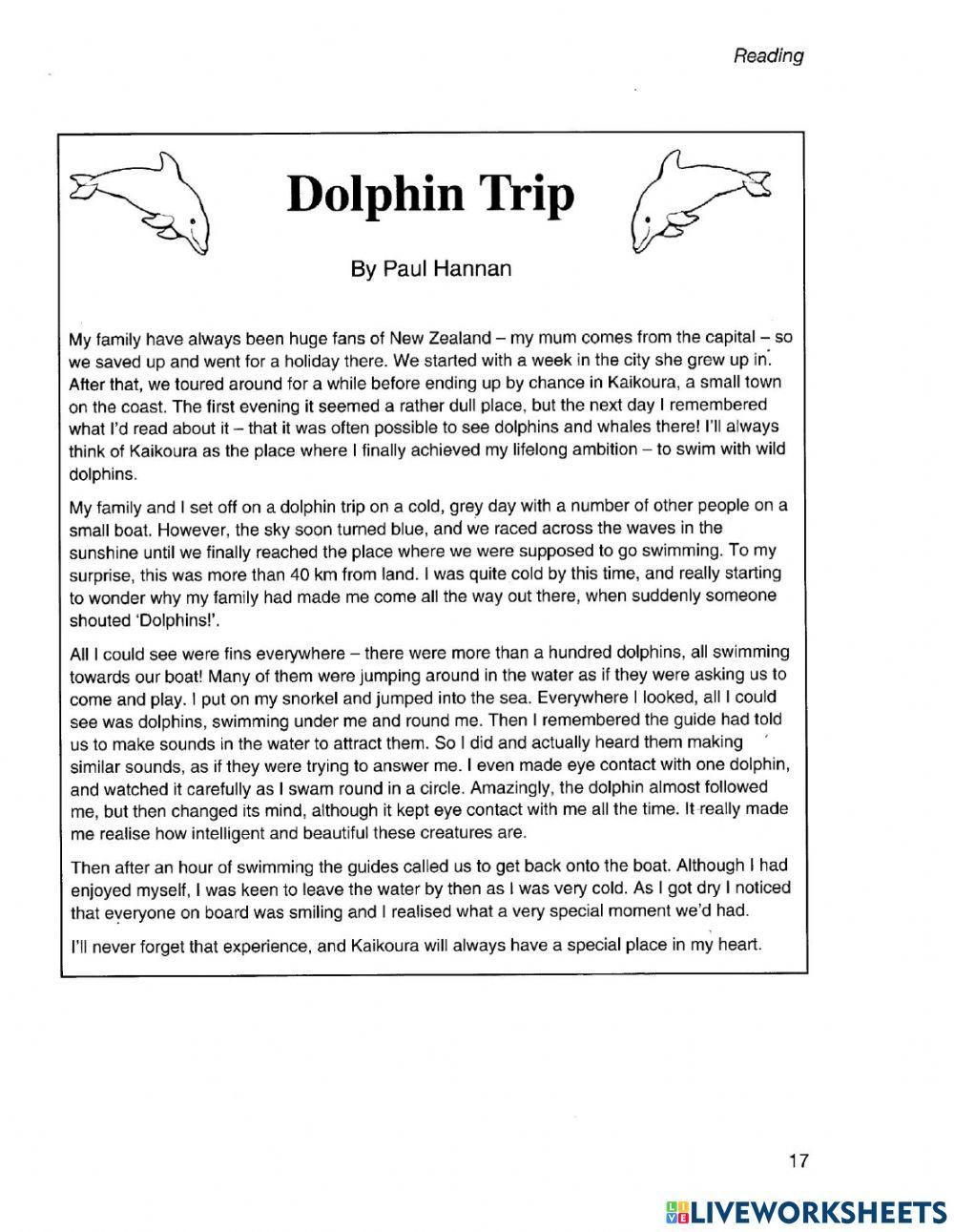 PET 1 - READING Test 1