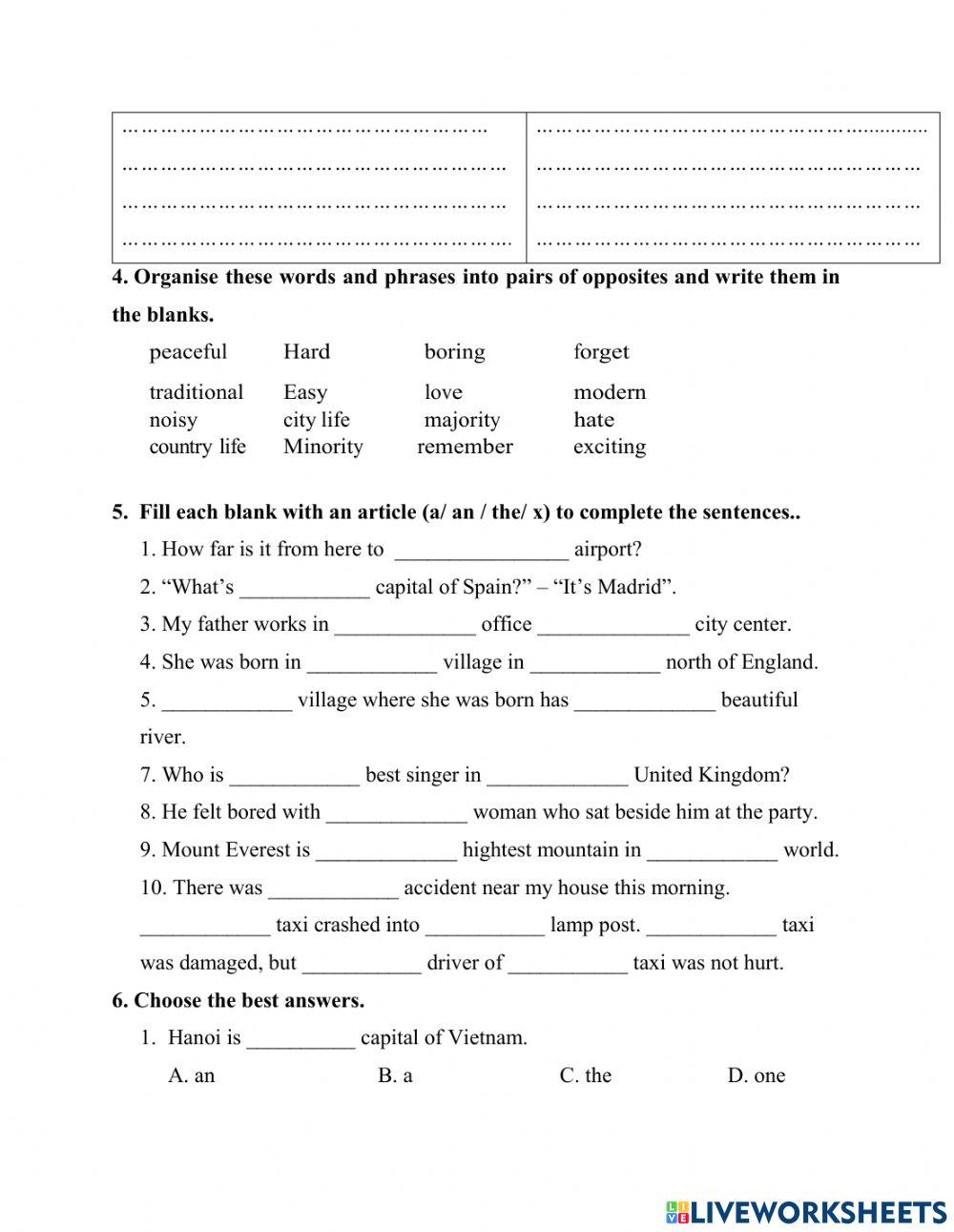 Unit 3.1 Peoples of Vietnam