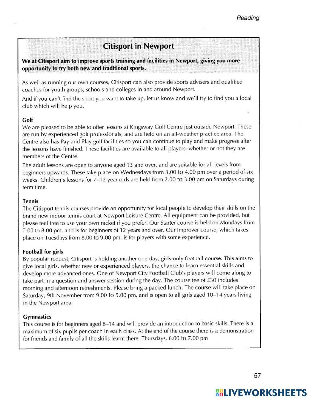 Pet 1 - reading test 3