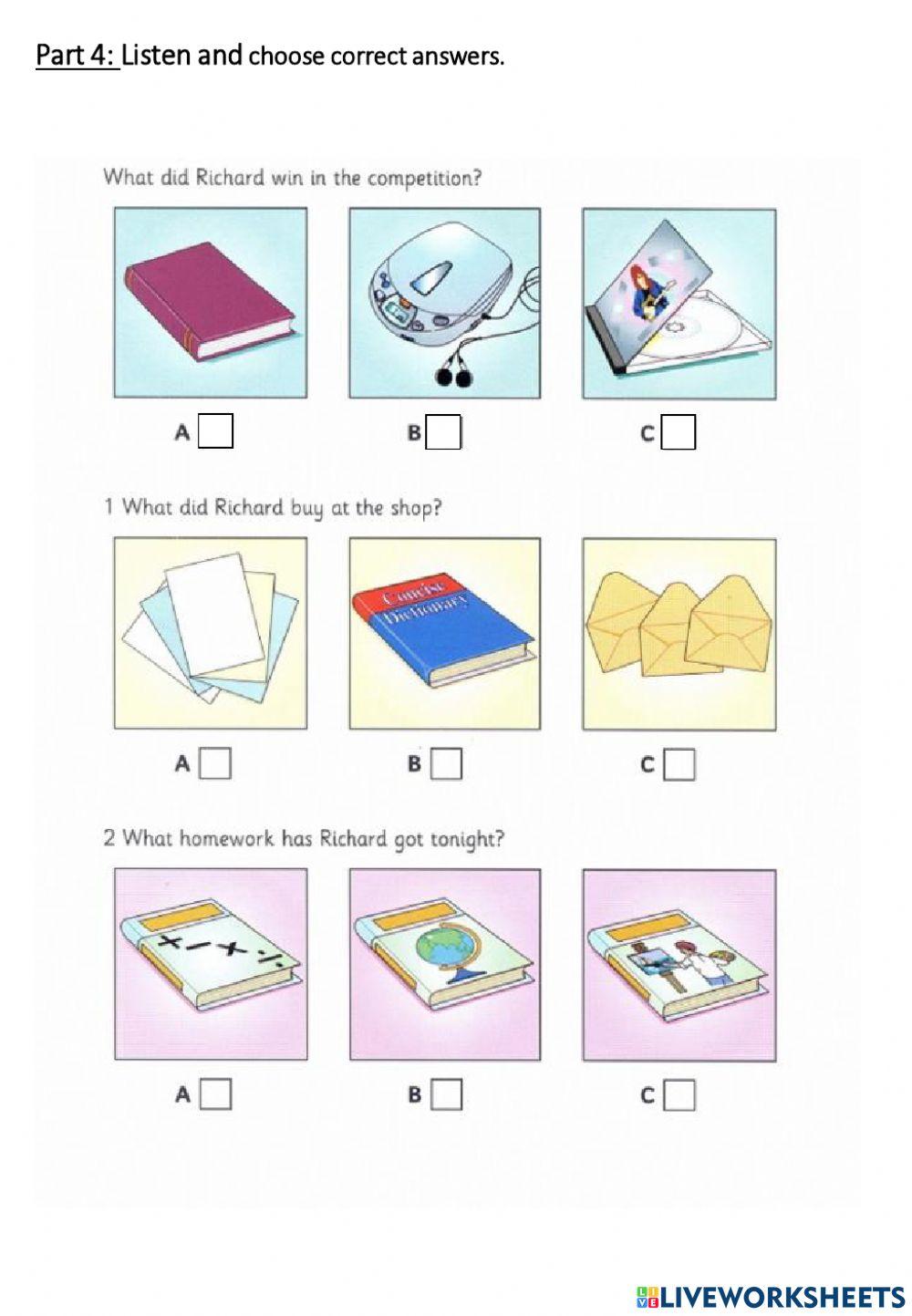 Listening Practice (M-25)