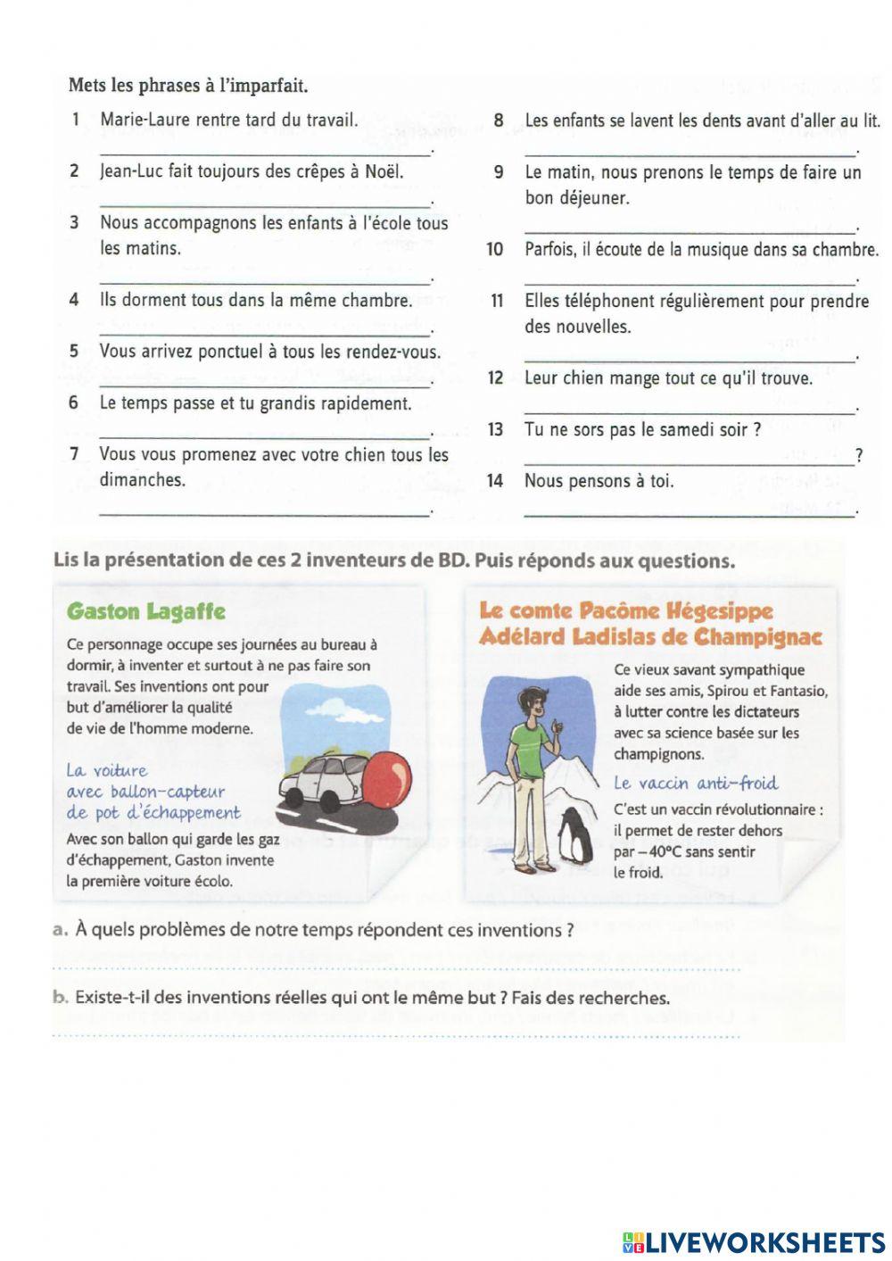 Devoir, module 4 leçon 4.