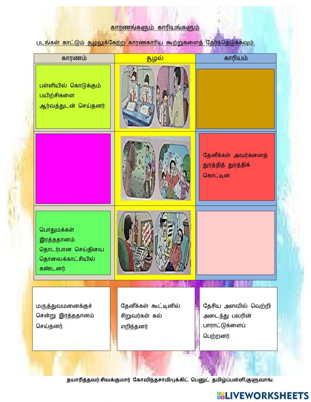 காரணகாரியங்கள்