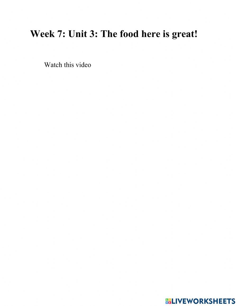 Family and friends 5- Unit 3- L3+4