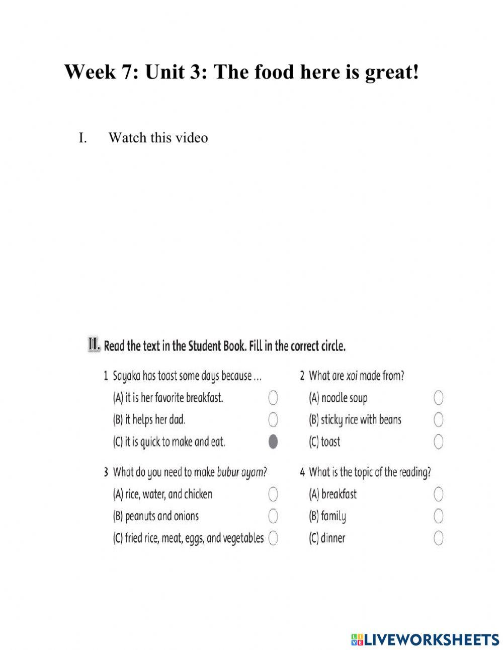 Family and friends 5- Unit 3- L5