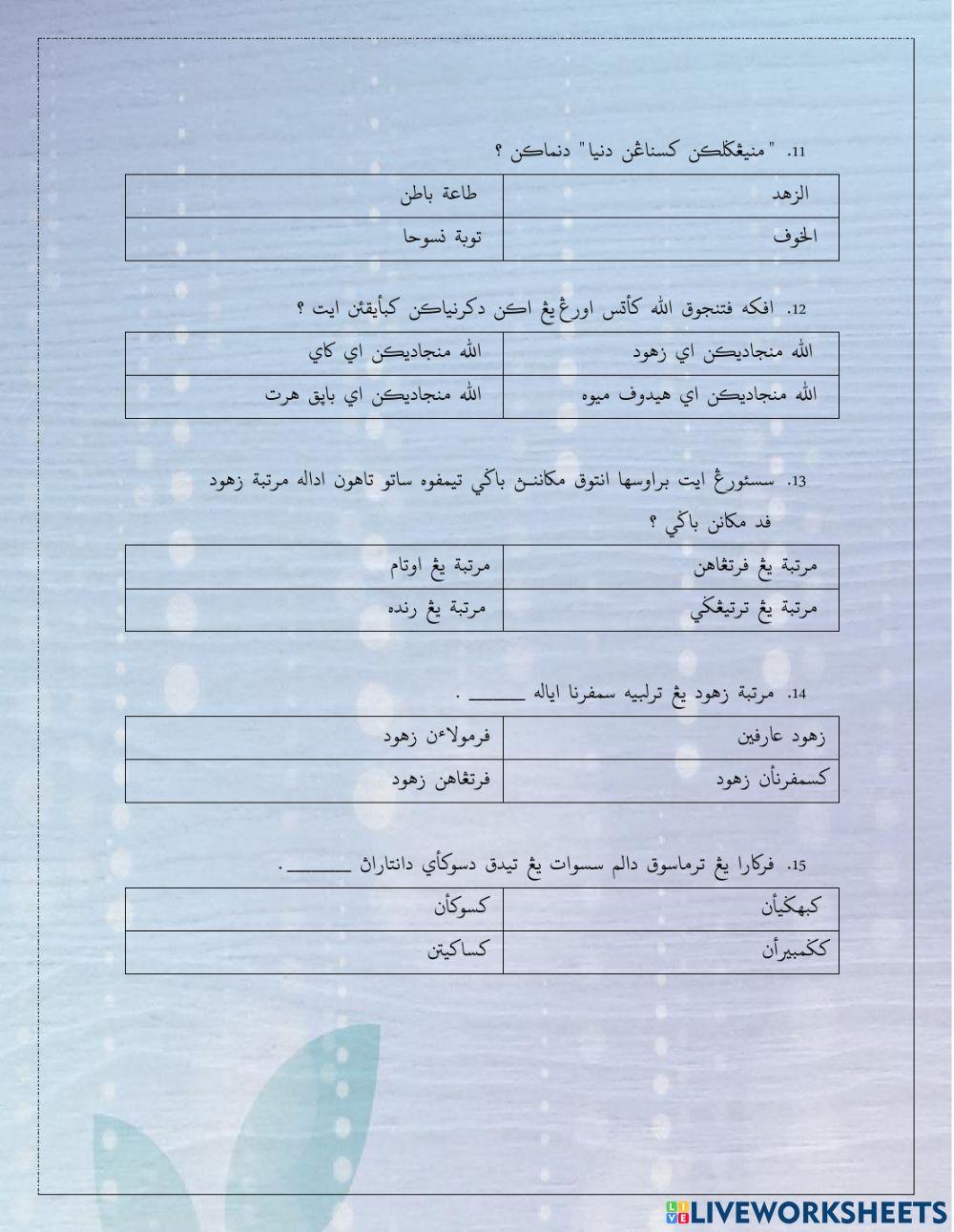 Ulangkaji Pelajaran Tasauf