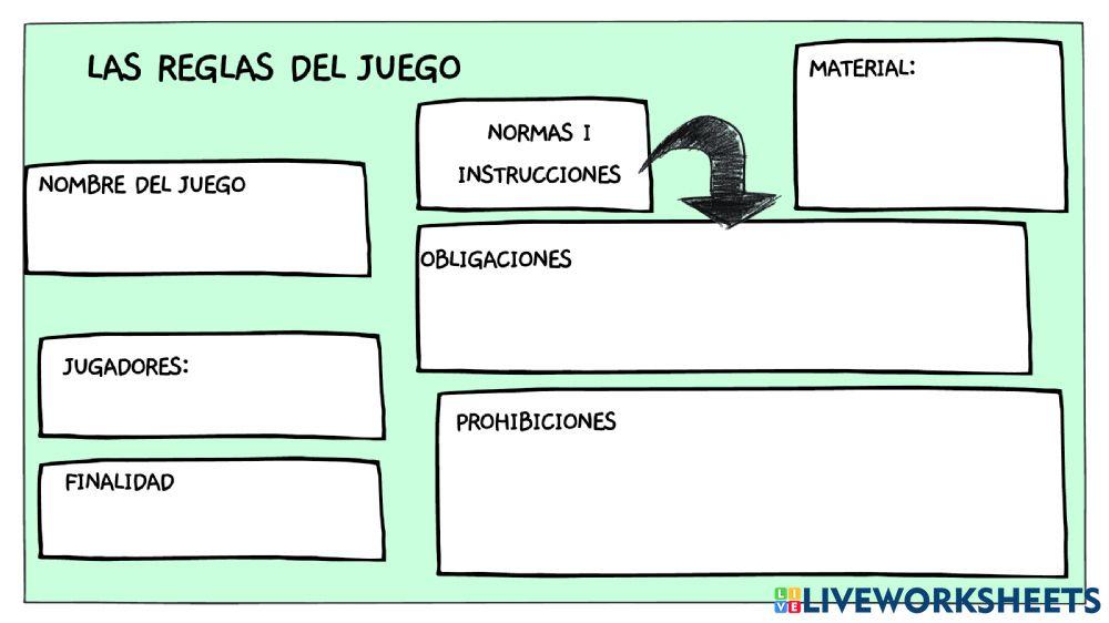 Reglas del juego - plantilla