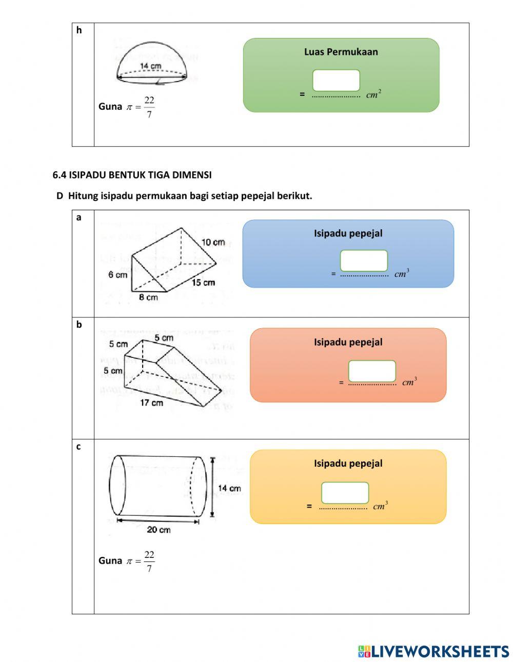 Bab 6 t2 bentuk geometri tiga dimensi
