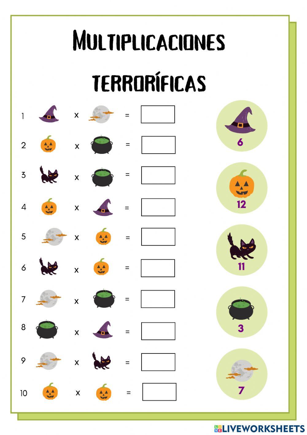 Multiplicaciones terroríficas