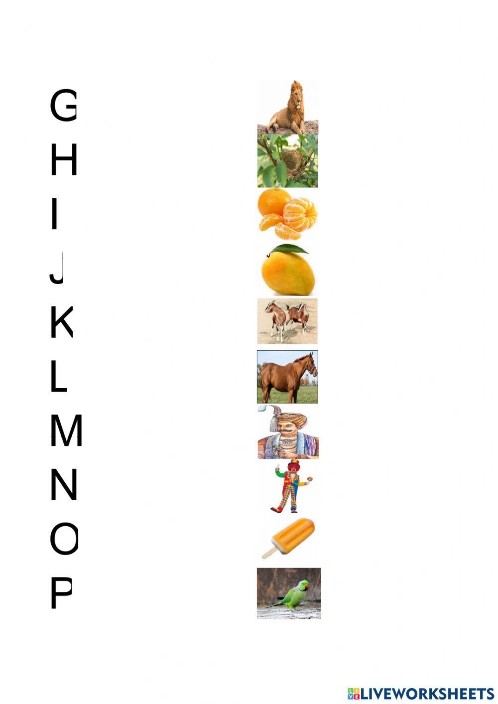 Alphabets and their words