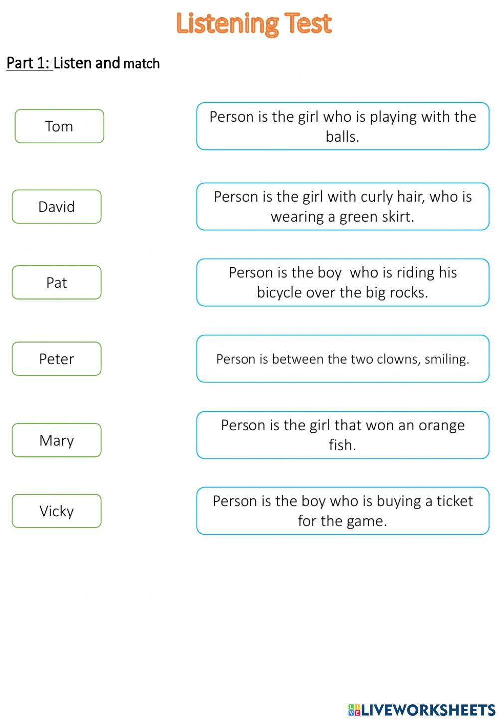 Listening Practice (S-30)