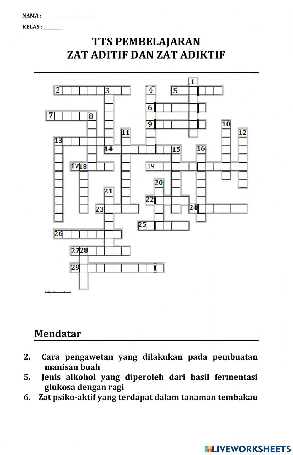 TTS Pembelajaran Zat Aditif dan Zat Adiktif