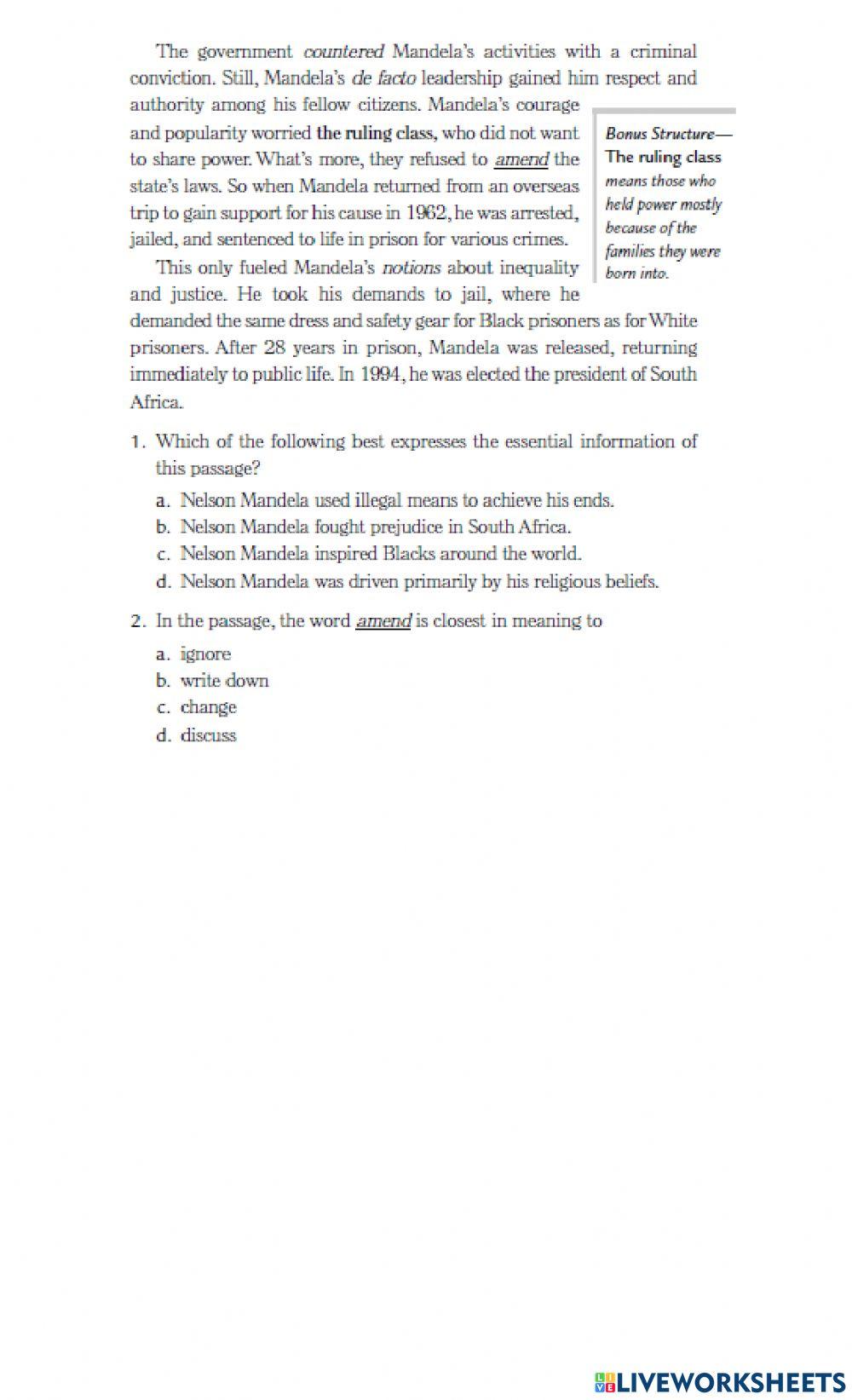 ITP vocabulary L14 and L15