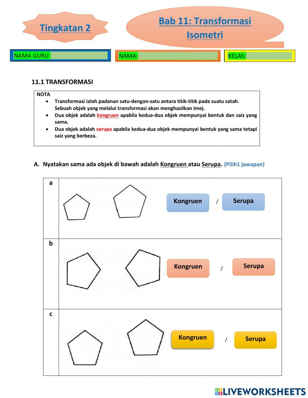 Bab 11 t2 transformasi isometri