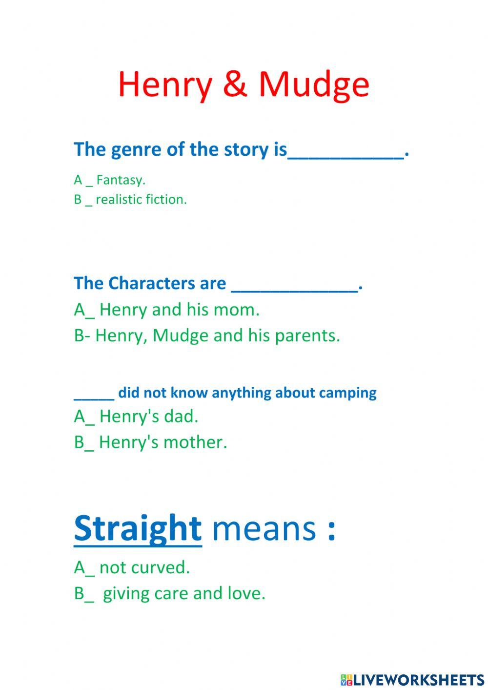 4304585 Henry Mudge EmanAburaida LiveWorksheets 4304585-henry-mudge-emanaburaida-liveworksheets