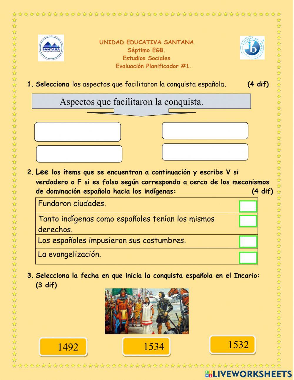 Conquista y colonización