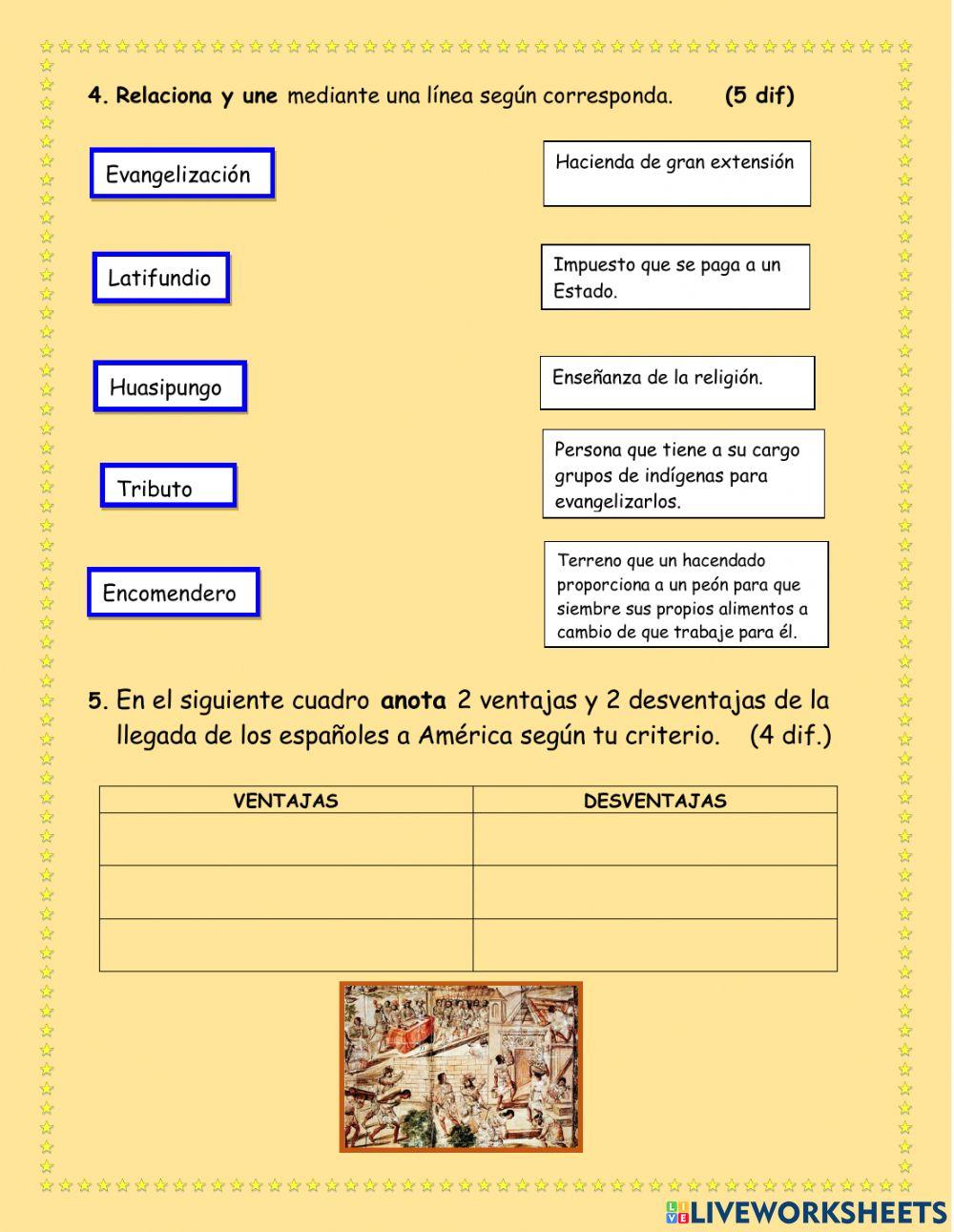 Conquista y colonización