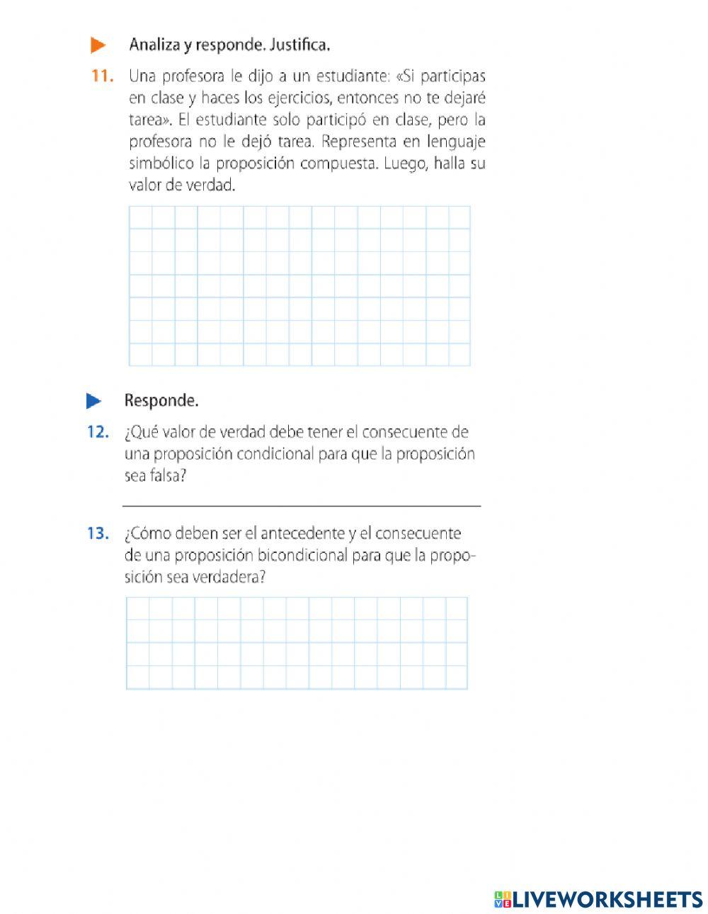 Proposiciones compuestas