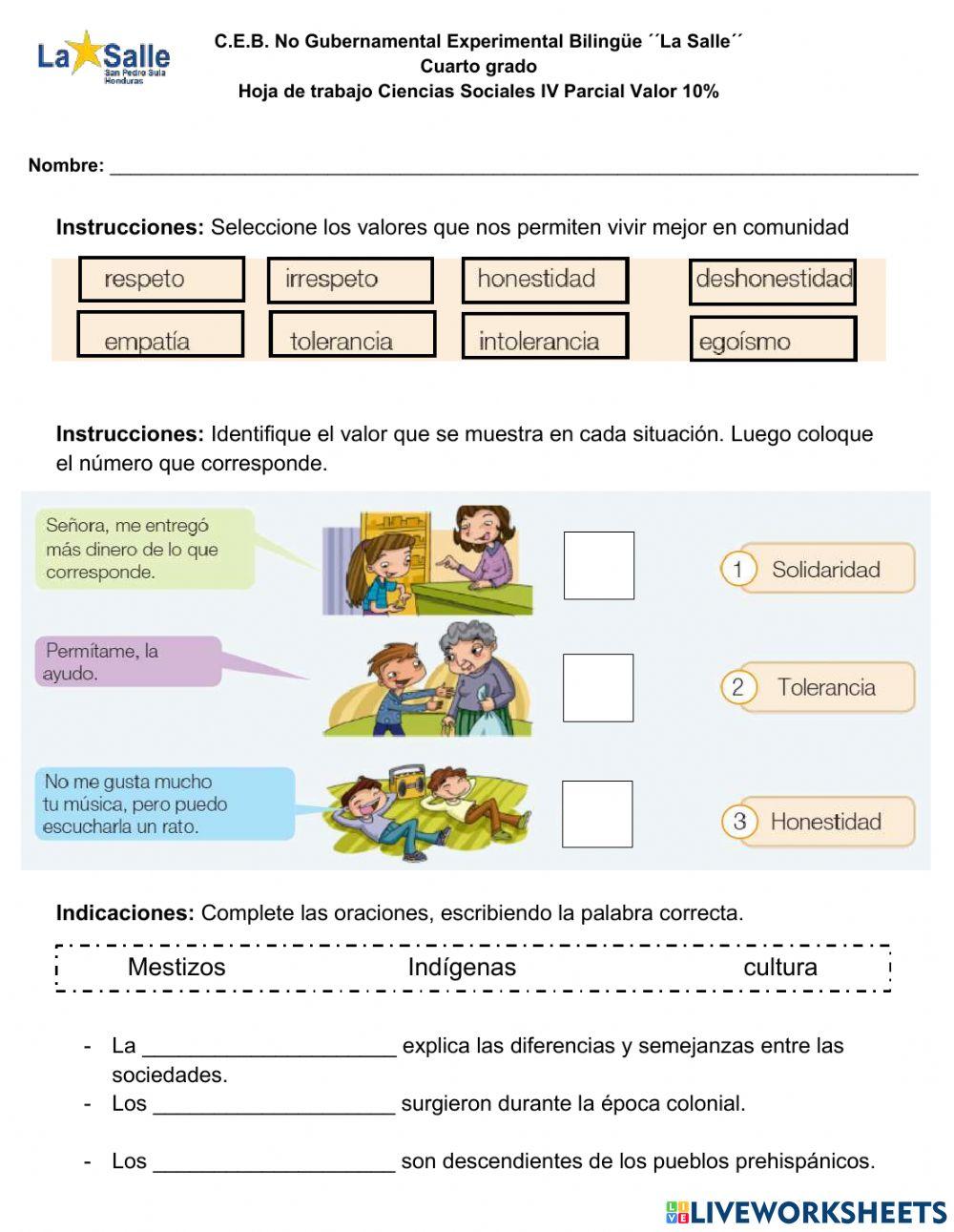 hojas de trabajo de ciencias de segundo grado