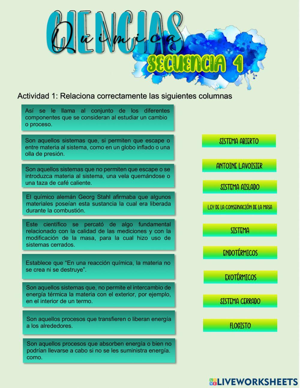 Sistemas físicos y químicos