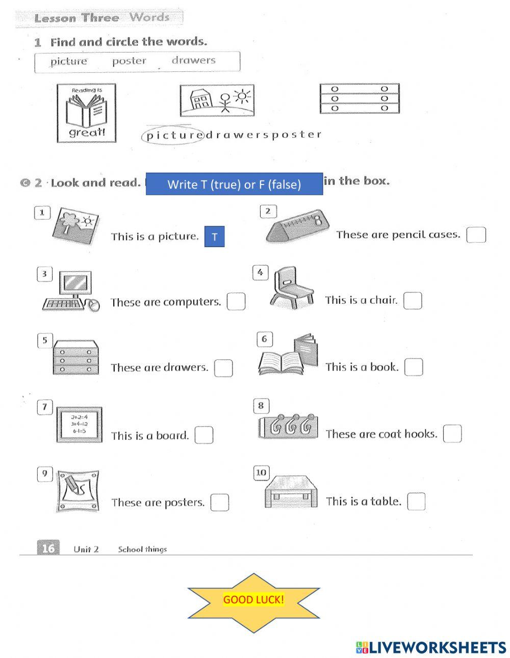 Fam 4 unit 2 lessons 123