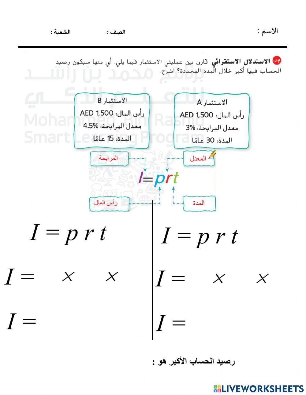 المرابحة البسيطة