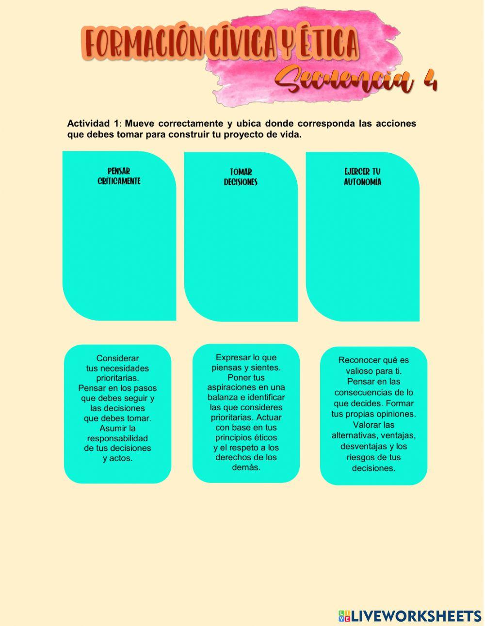 Acciones para construir mi futuro