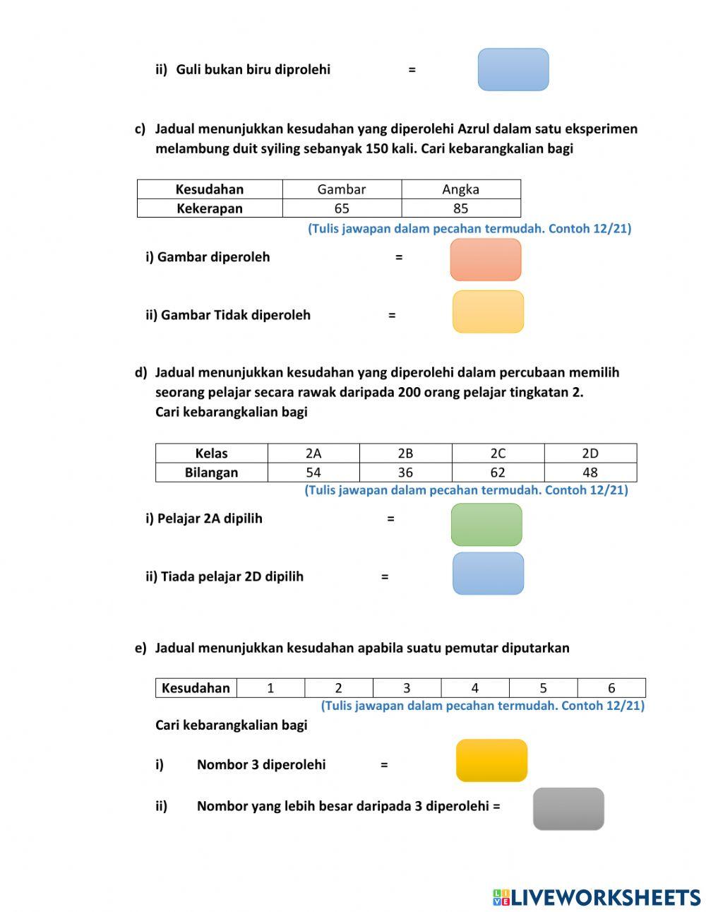 Bab 13 t2 kebarangkalian mudah