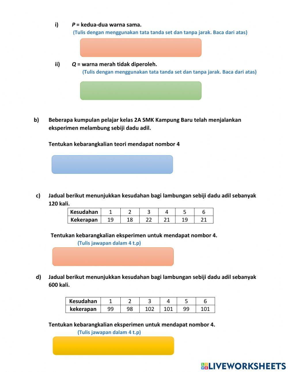 Bab 13 t2 kebarangkalian mudah