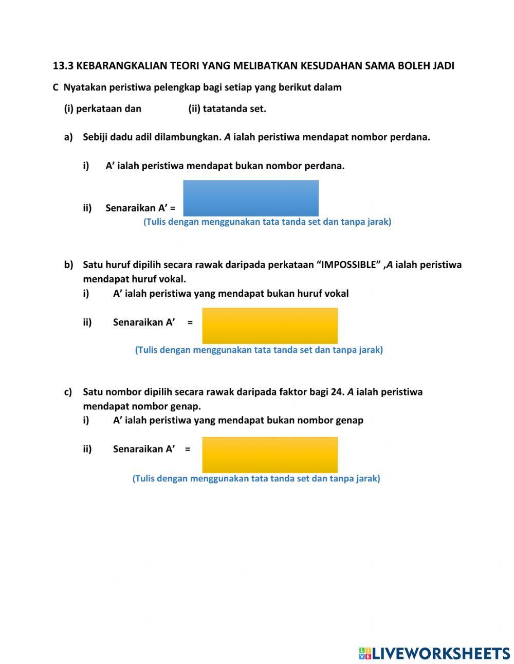 Bab 13 t2 kebarangkalian mudah