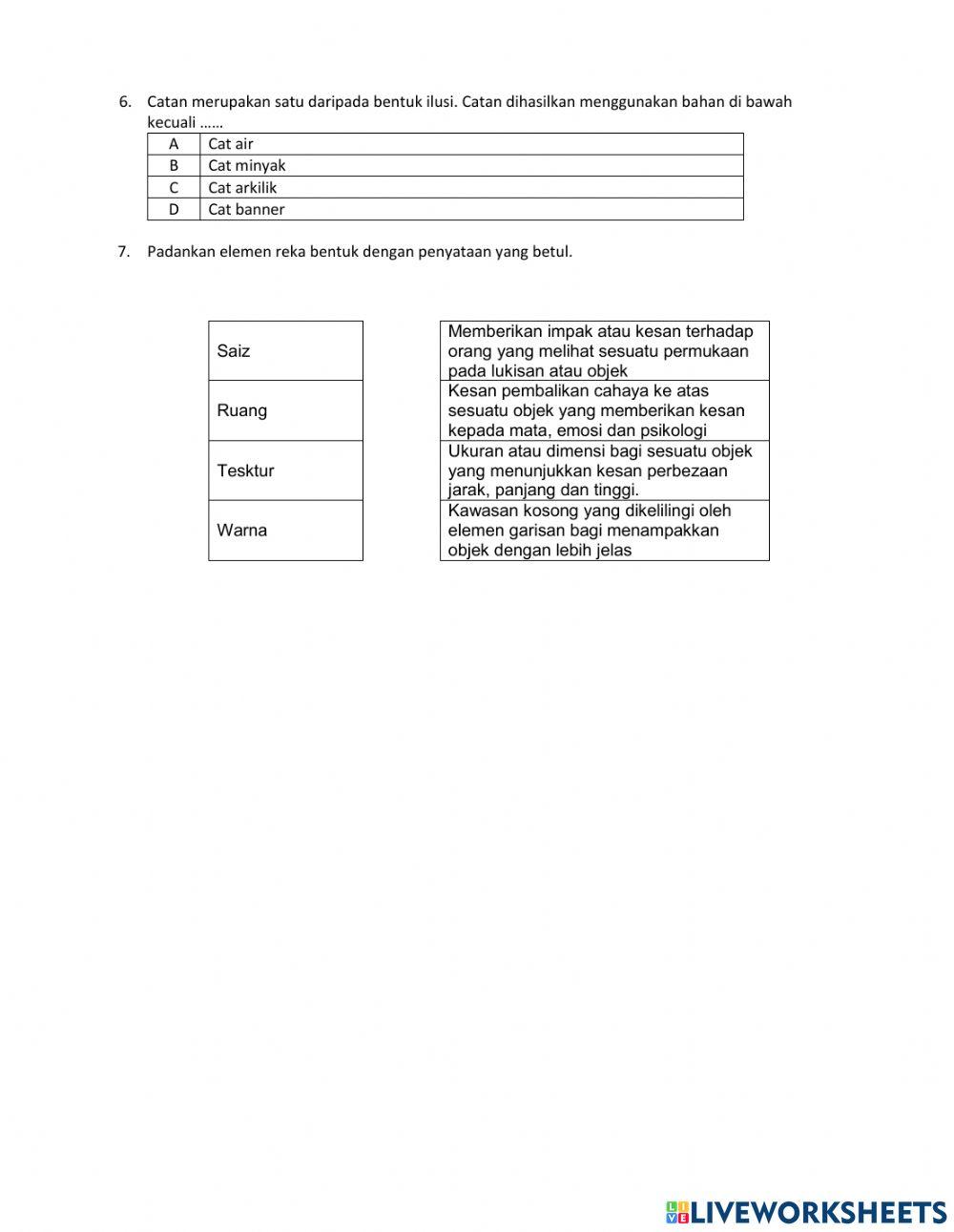 Kuiz Pengenalan RBT 1