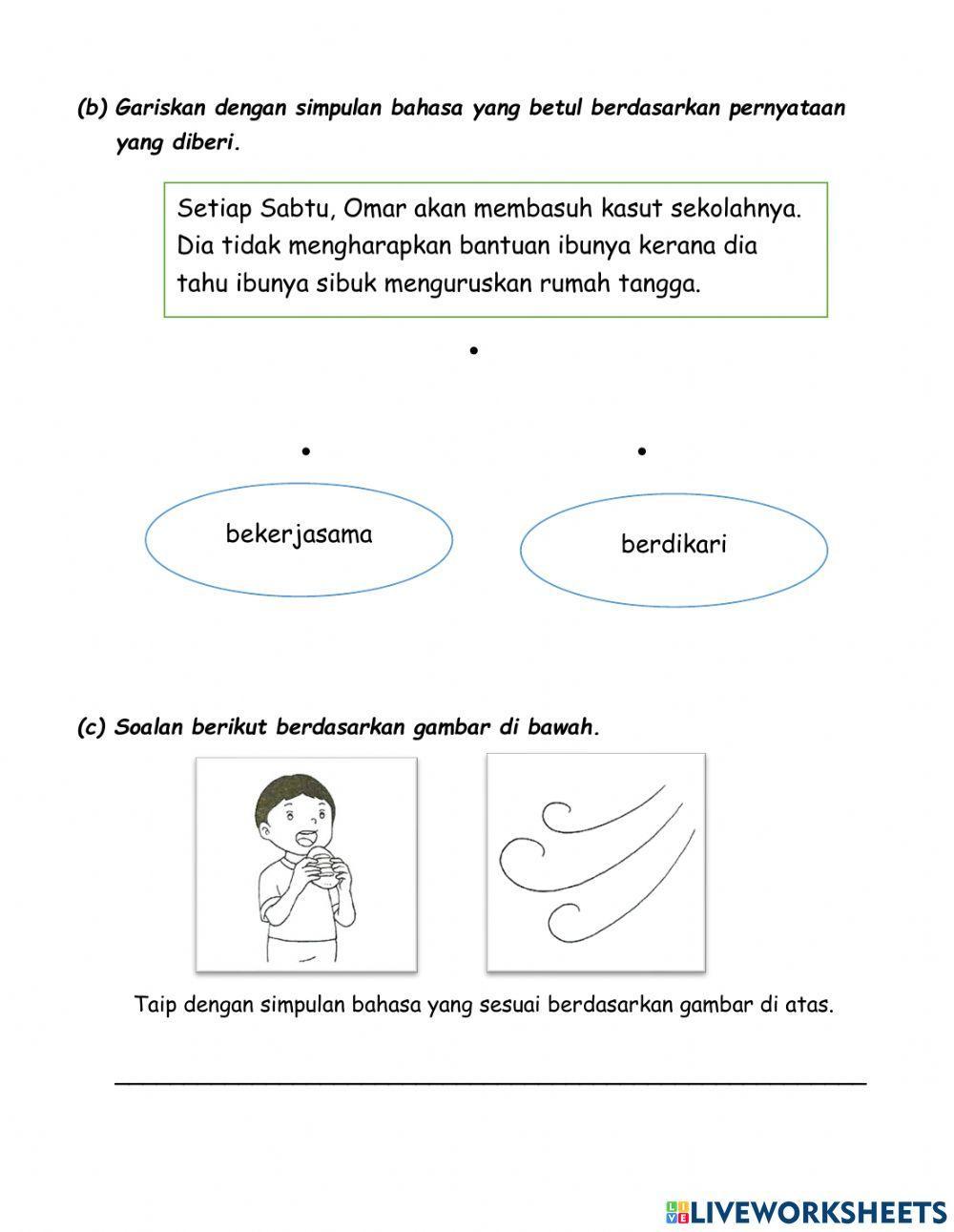 Pentaksiran Bahasa Melayu Tahun 3 (Bahagian B)