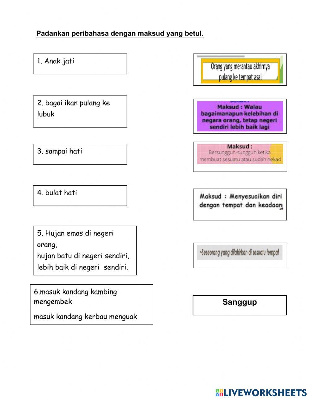 Peribahasa bm sjk tahun4