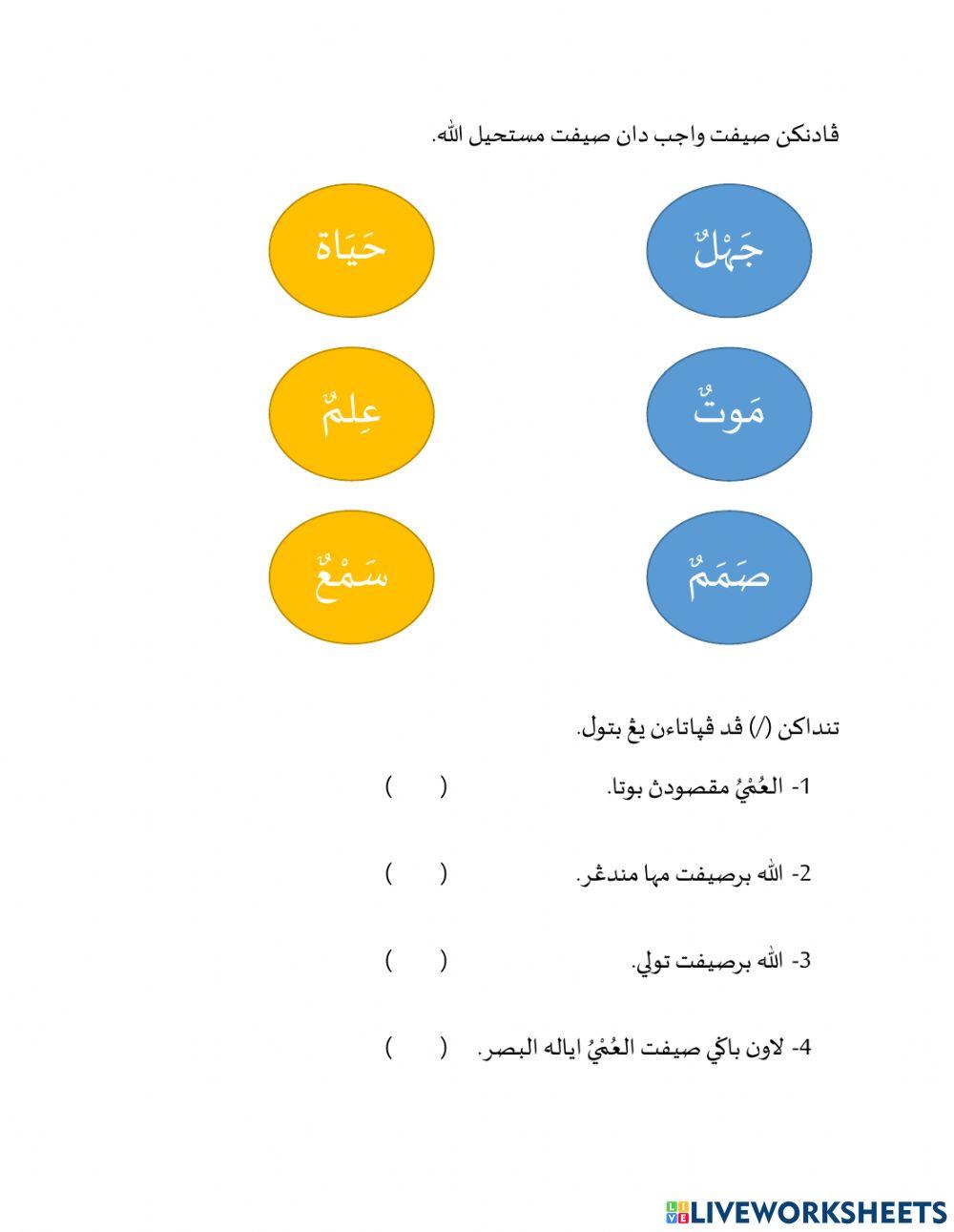 Sifat Mustahil Allah