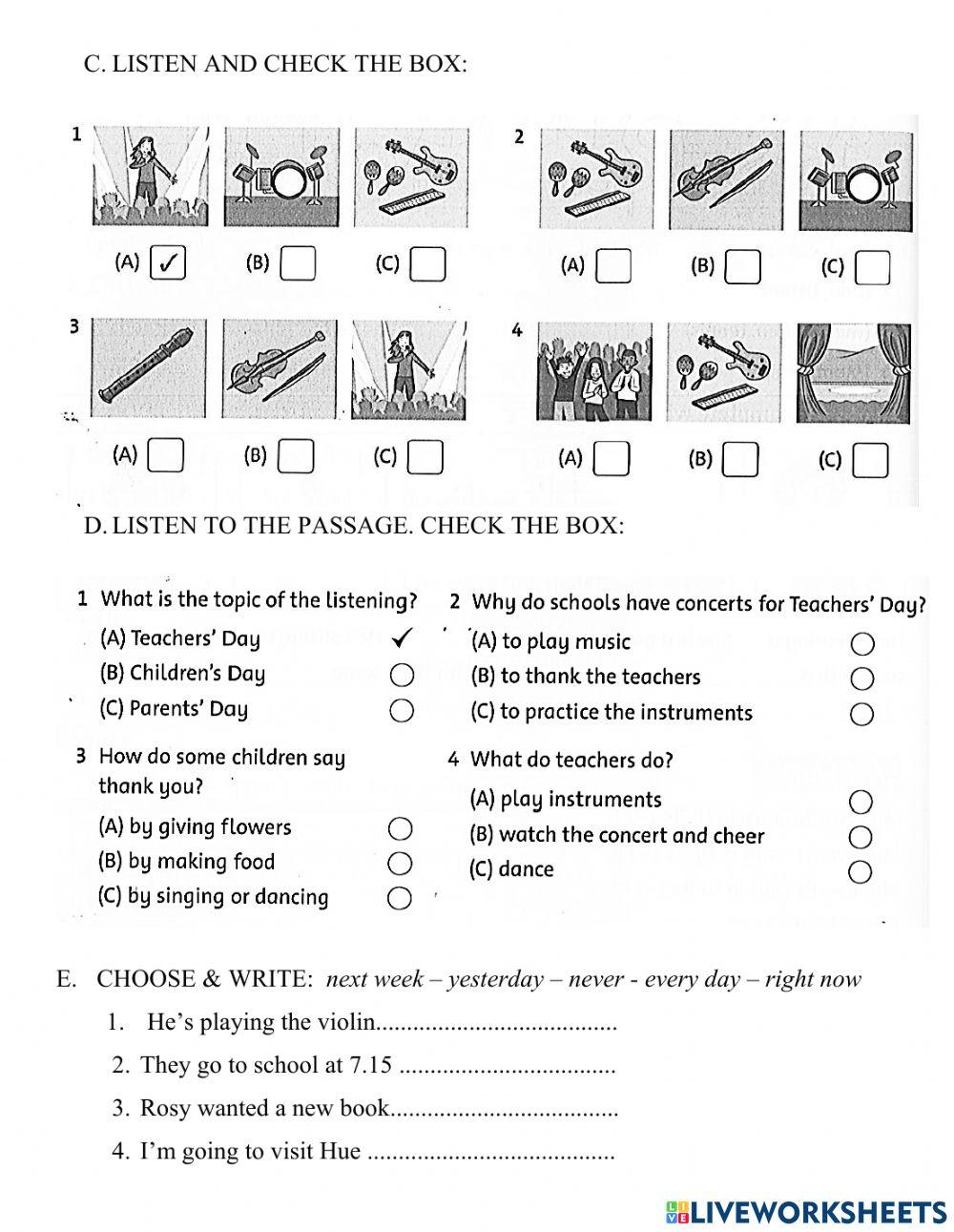 Unit 4 lesson 1 Family & Friends 5